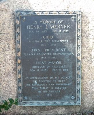 Henry J. Werner Marker. Click for full size. Henry J. Werner Marker image. Click for full size.