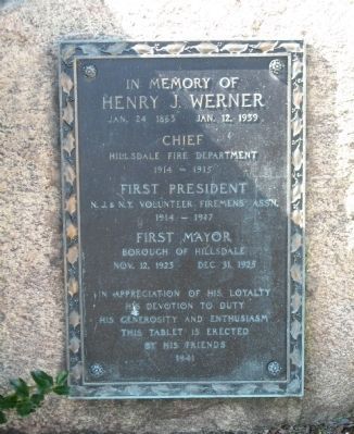 Henry J. Werner Marker image. Click for full size.