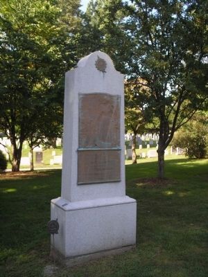 Marker in West Point Cemetery image. Click for full size.