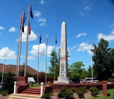 Lexington County Veterans Monument -<br>Southeast Corner image. Click for full size.