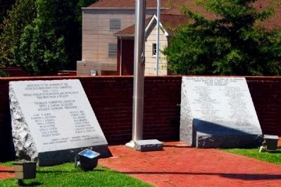 Lexington County Veterans Monument -<br>Dedication Inscriptions image. Click for full size.