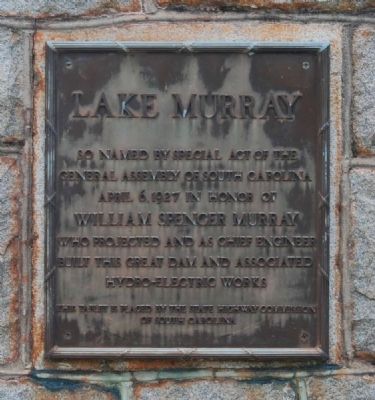 Lake Murray Marker image. Click for full size.
