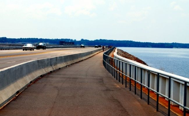 Lake Murray Pedestrian Bridge image. Click for full size.