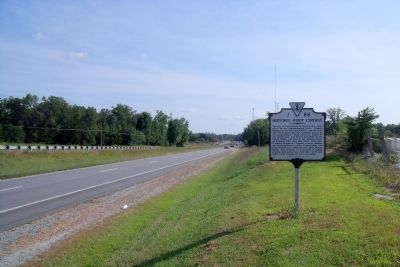 Historic Port Conway Marker on US 301 (facing south). image. Click for full size.