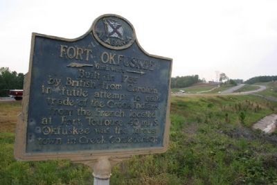 Fort Okfuskee Marker image. Click for full size.