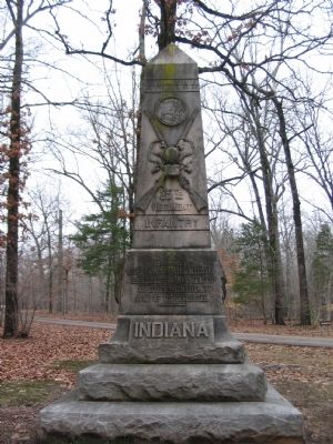 25th Indiana Infantry Regiment Monument image. Click for full size.