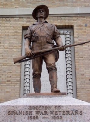 Montgomery County Spanish-American War Memorial Statue image. Click for full size.