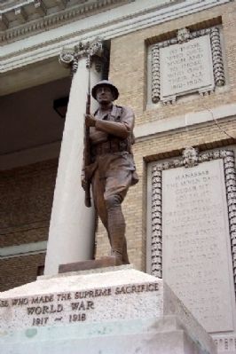 Montgomery County World War Memorial Statue. Click for full size. Montgomery County World War Memorial Statue image. Click for full size.