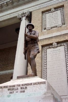 Montgomery County World War Memorial Statue image. Click for full size.