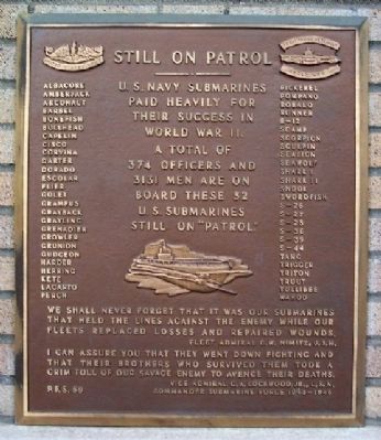 Still on Patrol Marker. Click for full size. Still on Patrol Marker image. Click for full size.