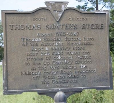 Thomas Sumter's Store Marker image. Click for full size.