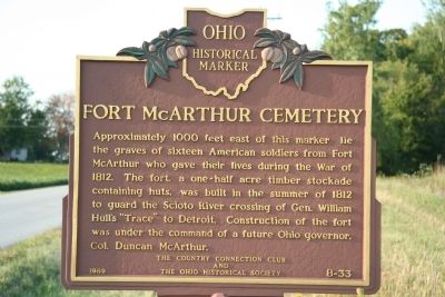 Fort McArthur Cemetery Marker image. Click for full size.