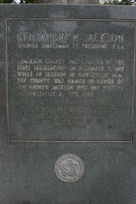 Gen. Andrew Jackson Marker image. Click for full size.