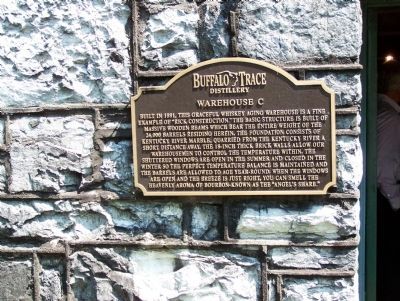 Wider - - Buffalo Trace Distillery - - Warehouse C Marker image. Click for full size.