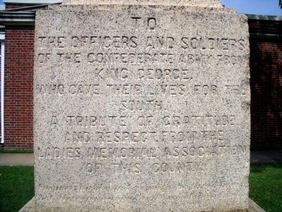 King George Confederate Monument image. Click for full size.