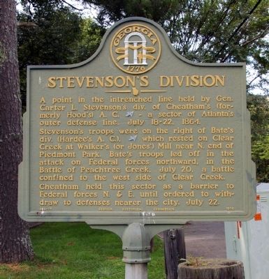 Stevenson's Division Marker image. Click for full size.
