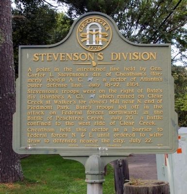 Stevenson's Division Marker. Click for full size. Stevenson's Division Marker image. Click for full size.