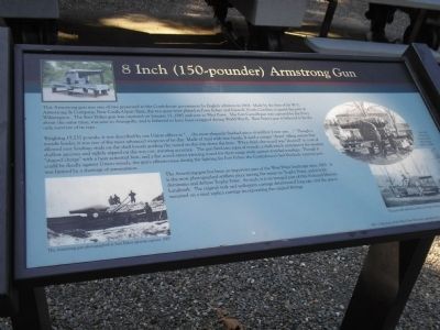 8 Inch (150-pounder) Armstrong Gun Marker image. Click for full size.