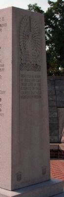 East Side - Orleans War Memorial Marker. Click for full size. East Side - Orleans War Memorial Marker image. Click for full size.