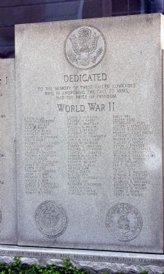 Full Middle Panel - Jefferson County War Memorial image. Click for full size.