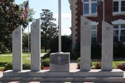Montgomery County Veterans Memorial Marker. Click for full size. Montgomery County Veterans Memorial Marker image. Click for full size.