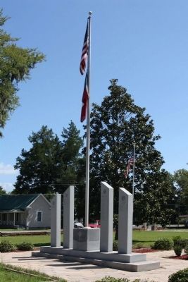 Montgomery County Veterans Memorial Marker. Click for full size. Montgomery County Veterans Memorial Marker image. Click for full size.