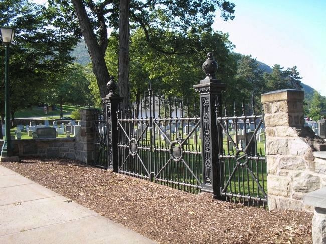West Point Cemetery Gates image. Click for full size.