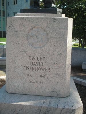 Front of Eisenhower Monument image. Click for full size.