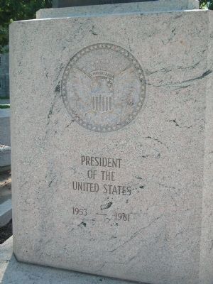 Left of Eisenhower Monument. Click for full size. Left of Eisenhower Monument image. Click for full size.