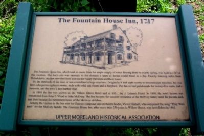 The Fountain House Inn, 1717 Marker. Click for full size. The Fountain House Inn, 1717 Marker image. Click for full size.