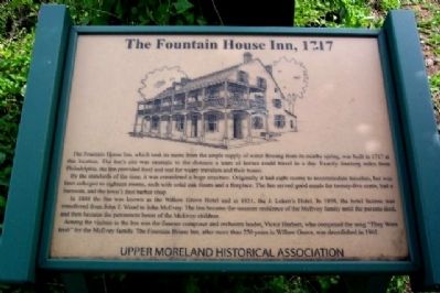 The Fountain House Inn, 1717 Marker image. Click for full size.