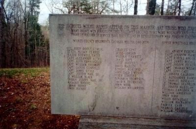 Kettle Creek Battlefield Marker </b>front left image. Click for full size.