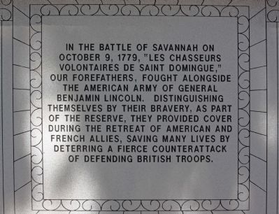 Haitian Monument Marker, southeast face image. Click for full size.