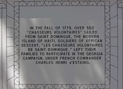Haitian Monument Marker, east face image. Click for full size.