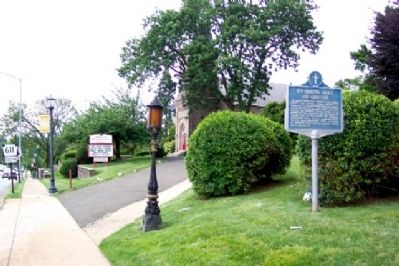 Old Abington Church and Graveyard Marker. Click for full size. Old Abington Church and Graveyard Marker image. Click for full size.