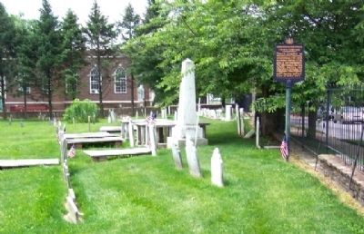 Abington Presbyterian Church Cemetery and Marker image. Click for full size.