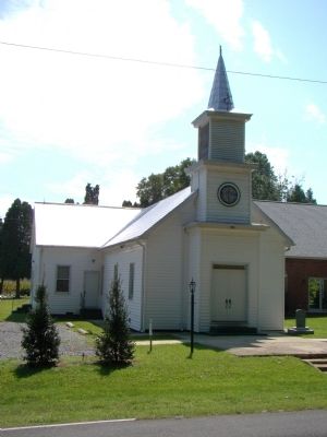 Shiloh Baptist Church and Marker image. Click for full size.