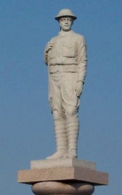 Mount Pleasant War Memorial Doughboy Statue. Click for full size. Mount Pleasant War Memorial Doughboy Statue image. Click for full size.