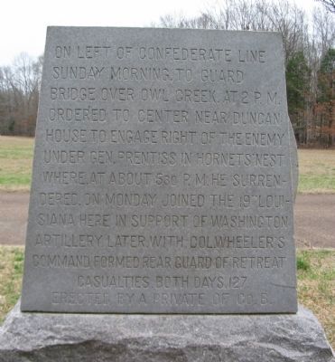 Back of Monument image. Click for full size.