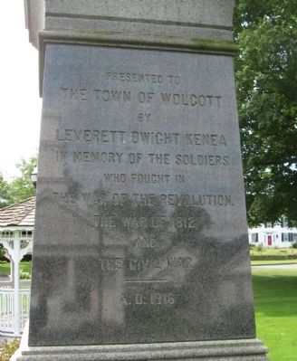 Kenea Soldiers Monument. Click for full size. Kenea Soldiers Monument image. Click for full size.