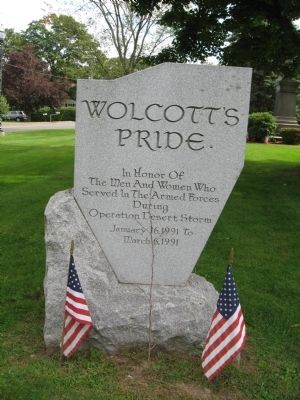 Wolcott’s Pride Marker. Click for full size. Wolcott’s Pride Marker image. Click for full size.
