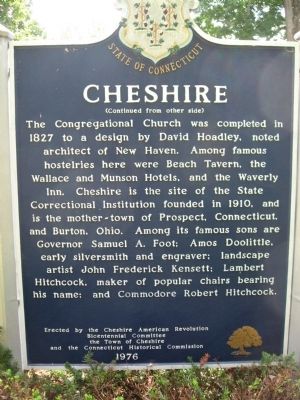 Cheshire Marker [back] image. Click for full size.