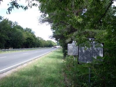 Cornwallis's Route Marker on Rte 360 (facing east). image. Click for full size.