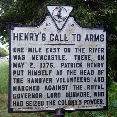 Henry's Call to Arms Marker image. Click for full size.