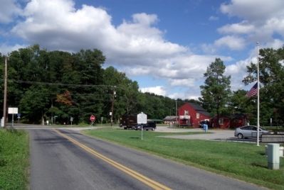 Early Airmail Service Marker on Williamsville Road. Click for full size. Early Airmail Service Marker on Williamsville Road image. Click for full size.