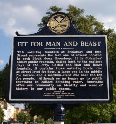 Fit for Man and Beast Marker image. Click for full size.