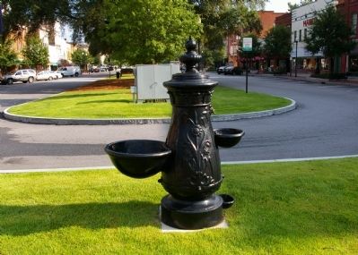 The Drinking Fountain, "Fit for Man and Beast" image. Click for full size.