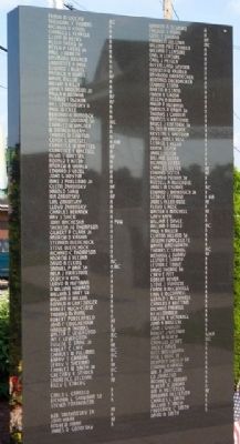 Mount Pleasant Veterans Memorial Panel image. Click for full size.