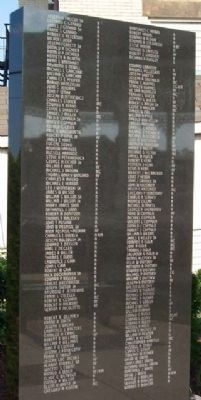 Mount Pleasant Veterans Memorial Panel image. Click for full size.