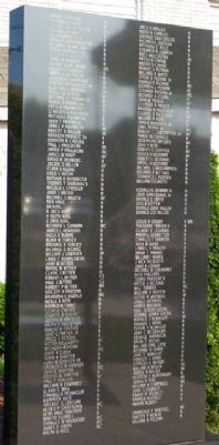 Mount Pleasant Veterans Memorial Panel image. Click for full size.